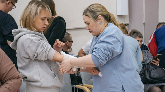 Курсы "Готов к санитарной обороне" / Фото: Минздрав Алтайского края