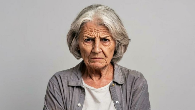 Раздраженная женщина / Изображение сгенерировано с помощью нейросети Giga Chat / amic.ru