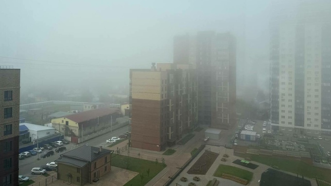 Туман в Барнауле / Фото: amic.ru 