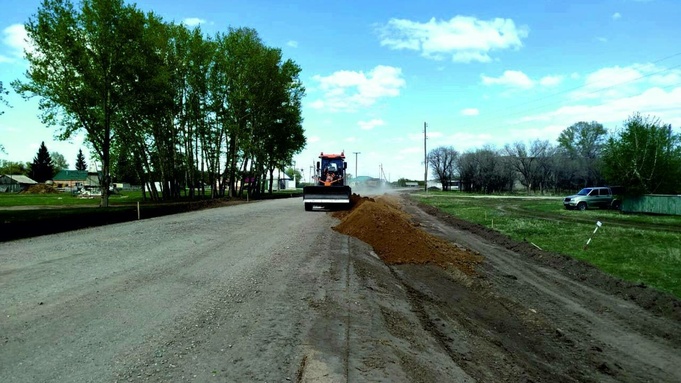 Ремонт дороги в Алтайском крае / Фото: Минтранс Алтайского края
