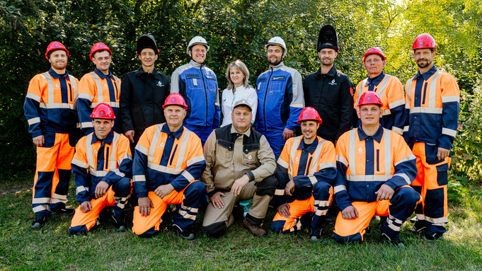 Команда "Росводоканал Барнаул" / Фото: Татьяна Алдабаева
