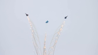 "Русские витязи" над Барнаулом /Фото: amic.ru / Алина Богомолова