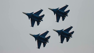 "Русские витязи" над Барнаулом / Фото: amic.ru / Алина Богомолова