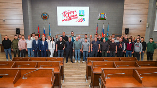 Встреча Франка с "Русскими витязями"