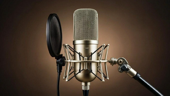 Микрофон / Изображение сгенерировано ИИ Kandinsky