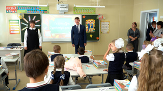 Открытие школы в селе Орлово / Фото: пресс-служба партии "Единая Россия"