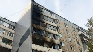 Место возгорания на Партизанской / Фото: amic.ru