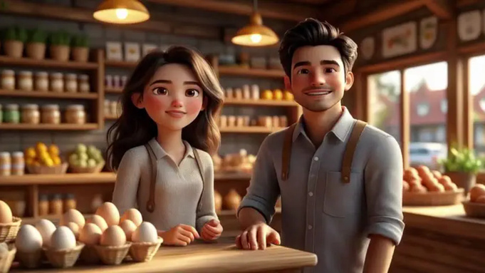 Яйца в магазине / Изображение сгенерировано YandexGPT 5 Pro / amic.ru