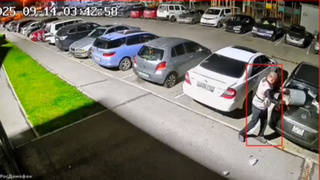 Очередной акт вандализма у ЖК "Мотор" / Кадр из видео: "Инцидент Барнаул"