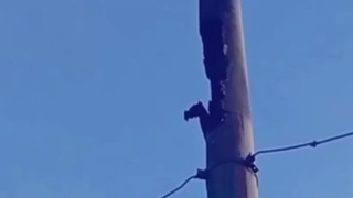 Аварийная труба в Усть-Таловке / Кадр из видео: "Народный фронт"