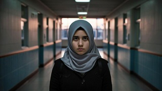 Девочка в хиджабе / Изображение сгенерировано ИИ Kandinsky / amic.ru