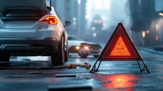 Авария / Изображение сгенерировано нейросетью Midjourney / amic.ru