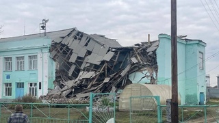 Рухнувшая школа / Фото: СУ СК России по Новосибирской области