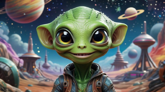 Инопланетянин / Изображение сгенерировано ИИ Kandinsky / amic.ru