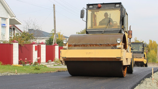 Ремонт дороги в поселке Казенная Заимка / Фото: barnaul.org