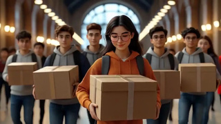 Студенты подрабатывают / Изображение сгенерировано YandexGPT 5 Pro / amic.ru