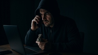 Мошенник / Изображение сгенерировано ИИ ChatGPT / amic.ru