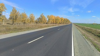 Отремонтированный участок дороги в Крутихинском районе / Фото: Минтранс Алтайского края