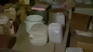 Место, где хранился суррогатный алкоголь / Фото: Baza