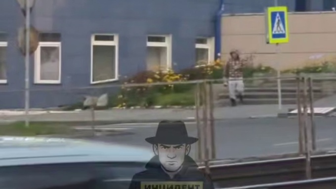 Кричащий мужчина / Кадр из видео: 