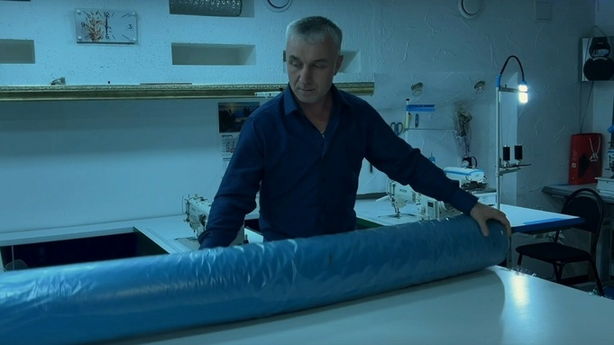 Артем Гараган за работой /Фото: "ВКонтакте "