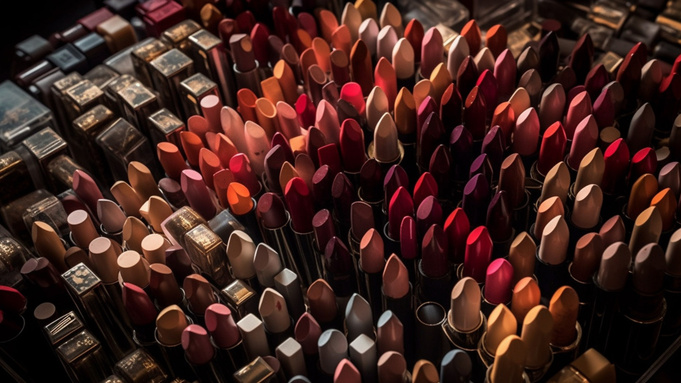 Косметика. Губная помада / Сгенерировано Midjourney