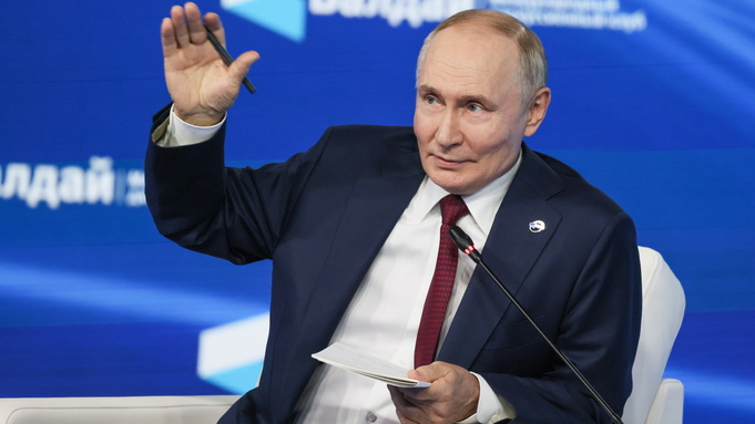 Владимир Путин на "Валдае" / Фото: Михаил Метцель / ТАСС 