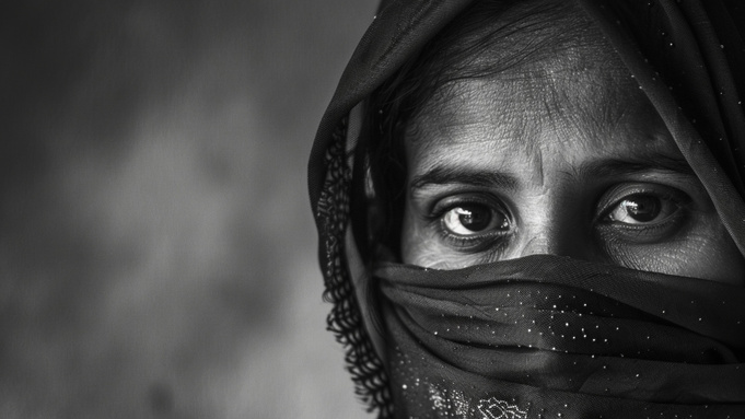 Хиджаб, никаб /Сгенерировано нейросетью