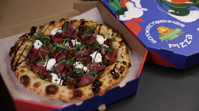 Пицца от компании "Японский Бох" / Фото: Агентство Profit