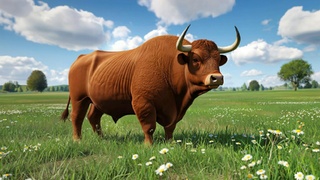 Бык / Изображение сгенерировано ИИ Kandinsky / amic.ru