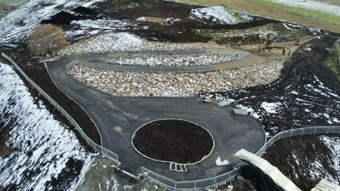 Большая реконструкция трассы Алтайское – Ая – "Бирюзовая Катунь" / Фото: Telegram-канал Виктора Томенко