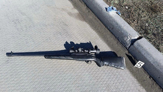 Оружие нападавшего / Фото: СУ СК России по Омской области