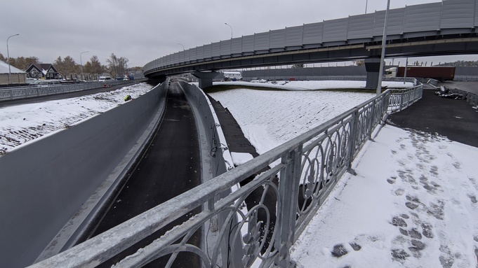 Транспортная развязка в Барнауле, октябрь 2025 года / Фото: amic.ru