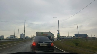 Большая пробка на Новом мосту в Барнауле / Фото: amic.ru