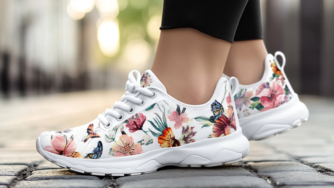 Кроссовки, обувь/ Изображение сгенерировано нейросетью Midjourney / amic.ru