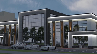 Проект торгово-административного здания на ул. Малахова, 90б / Фото: "Мастерская Золотова"