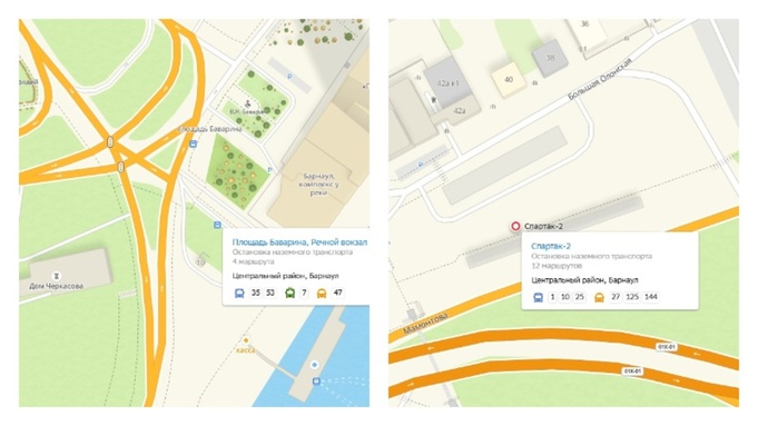 Перенос троллейбусного кольца / Изображение: скриншот 2ГИС