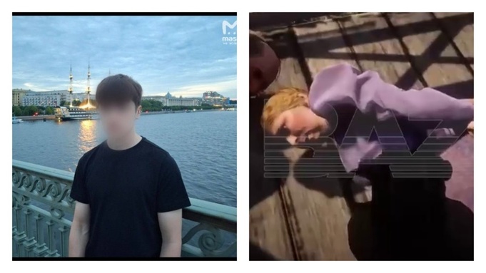 19-летний убийца и скриншот из его видео / Фото: Mash на Мойке, Baza