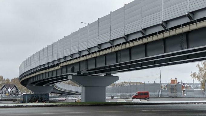 Транспортная развязка в Барнауле, октябрь 2025 года / Фото: amic.ru