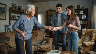 Молодая семья отдает деньги за аренду квартиры / Фото: создано в нейросети Kandinsky