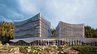 Строящийся санаторный комплекс Azimut Hotels в Белокурихе / Фото: пресс-служба Azimut Hotels