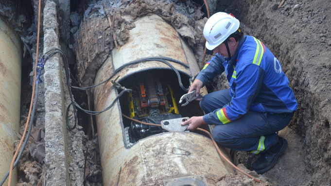 Внутритрубная диагностика в Барнауле / Фото: пресс-служба СГК