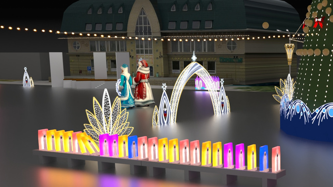 Новогодние украшения для площади Свободы / Фото: сайт госзакупок