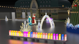 Новогодние украшения для площади Свободы / Фото: сайт госзакупок