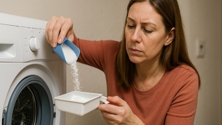 Женщина у стиральной машины / Изображение сгенерировано ИИ ChatGPT / amic.ru