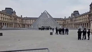 Лувр / Фото: кадр из видео Telegram-канала Baza