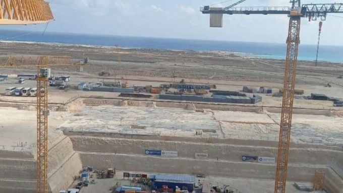Строительная площадка в Египте / Фото предоставлено Сергеем Гореловым
