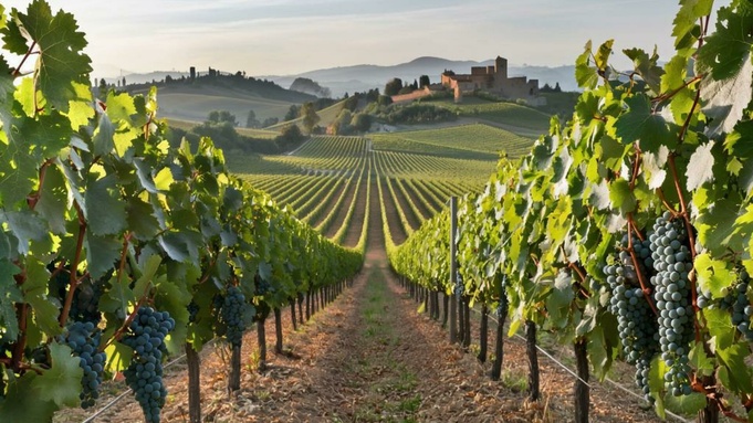 Виноградники / Изображение сгенерировано ИИ GigaChat / amic.ru