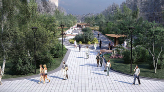 Эскизный проект зеленой зоны в поселке Южном / Фото: портал госзакупок