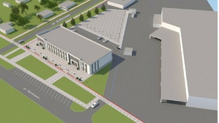 Проект магазина рядом с ТРЦ "Арена" в Барнауле